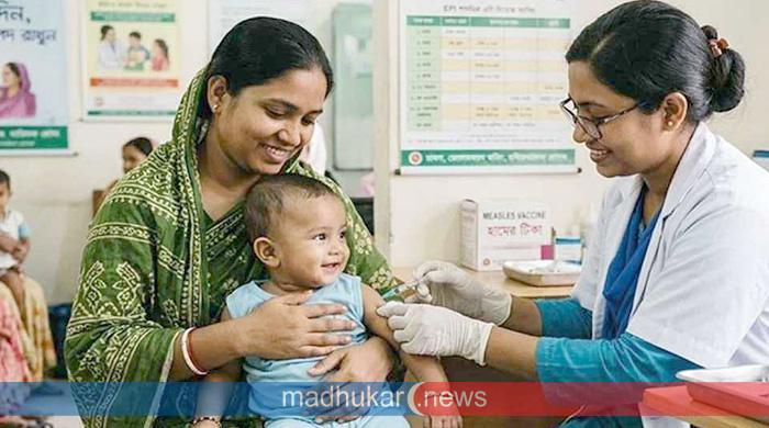সারাদেশে ১ কোটি ৮০ লাখ শিশুকে হাম-রুবেলা টিকা দেওয়ার কর্মসূচি শুরু