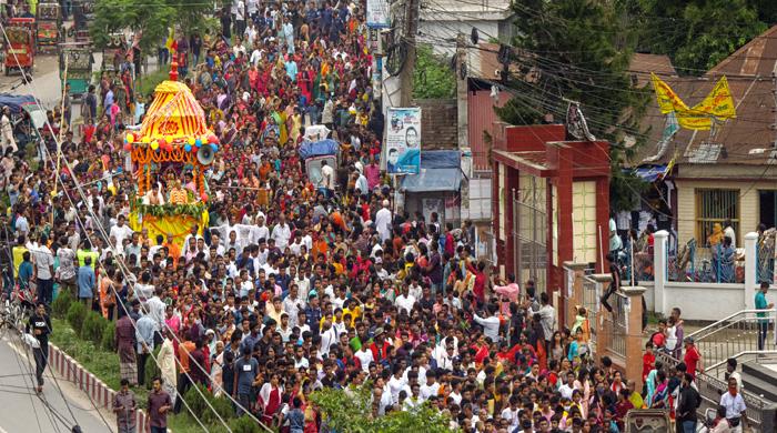 গাইবান্ধায় জগন্নাথ দেবের রথযাত্রা উৎসব শুরু