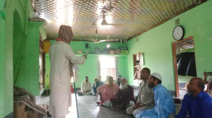 মধ্যপ্রাচ্যের সাথে মিল রেখে গাইবান্ধার ৫ গ্রামের ৫০ জন মানুষের ঈদ উদযাপন