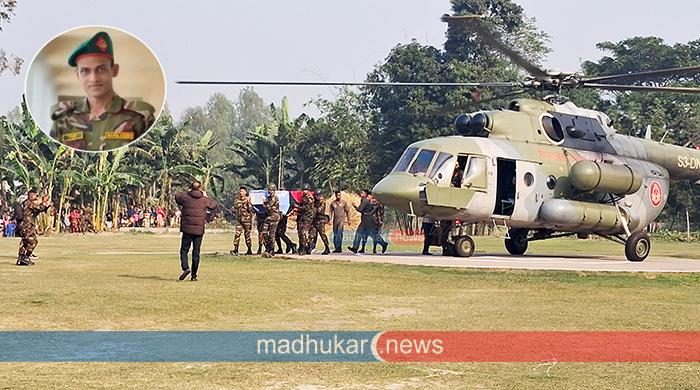 সুদানে নিহত শান্তিরক্ষী সবুজ মিয়ার মরদেহ গাইবান্ধায় পৌঁছেছে