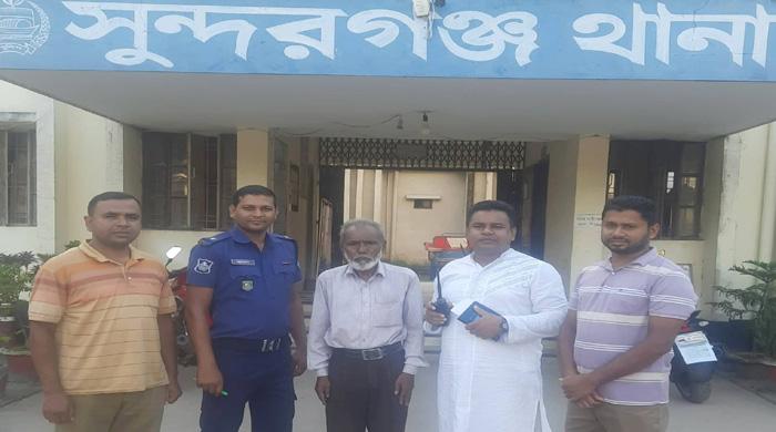 সুন্দরগঞ্জে সাজাপ্রাপ্ত ৩ আসামি  গ্রেপ্তার ও আটোভ্যান উদ্ধার