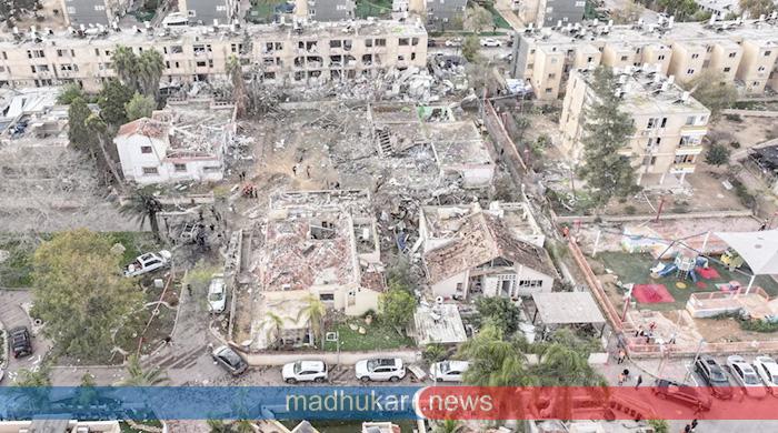 ইসরায়েলে ব্যাপক ক্ষেপণাস্ত্র হামলা চালাল ইরান