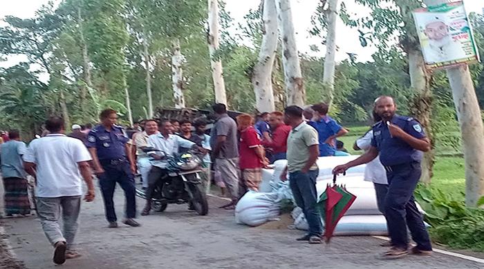 সাদুল্লাপুরে নসিমনের চাকায় পিষ্ট হয়ে অটো রিক্সাভ্যান চালক নিহত