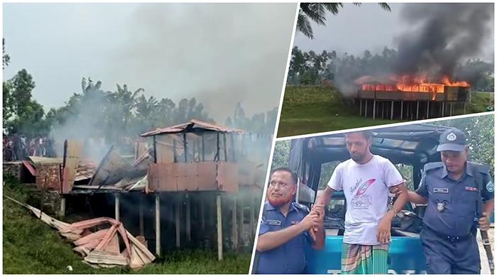 গাইবান্ধায় শিশু ধর্ষণের অভিযোগে রেস্টুরেন্ট পুড়িয়ে দিলো জনতা