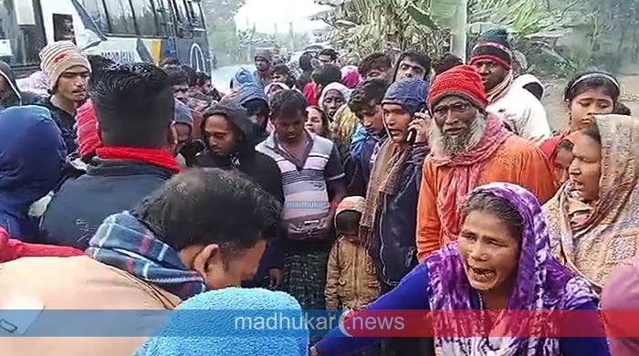 গোবিন্দগঞ্জে ট্রাকের ধাক্কায় প্রাণ গেল এক নারীর, আহত স্বামী-সন্তান