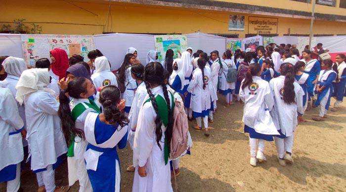 নওগাঁয় গণহত্যার দেয়াল পত্রিকা উৎসব অনুষ্ঠিত