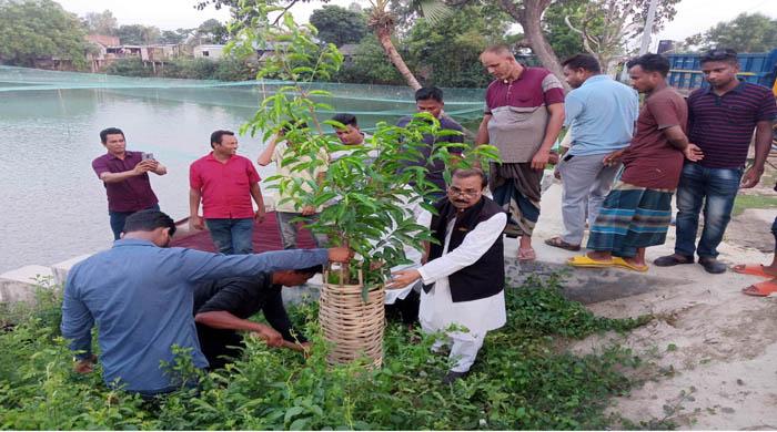 কুশল বিনিময়ে ব্যস্ত মনোনয়ন প্রত্যাশী বীরমুক্তিযোদ্ধা নওশের আলী