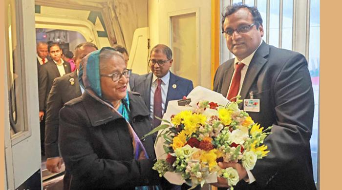 বেলজিয়ামে পৌঁছেছেন প্রধানমন্ত্রী