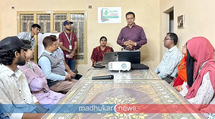 সৃজনশীল গাইবান্ধার অফিস পরিদর্শন ও অফিস উপকরণ প্রদান সম্পন্ন