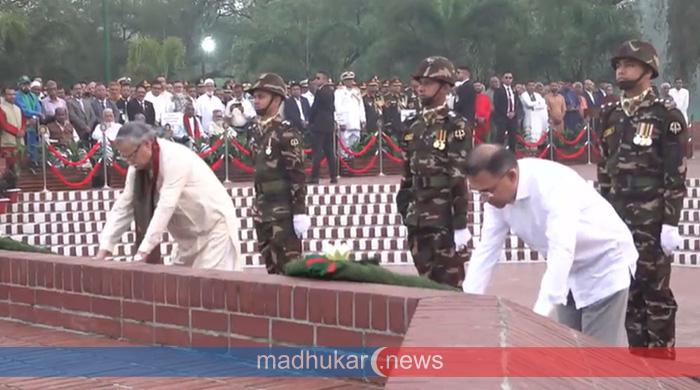 স্বাধীনতা দিবসে জাতীয় স্মৃতিসৌধে রাষ্ট্রপতি ও প্রধানমন্ত্রীর শ্রদ্ধা