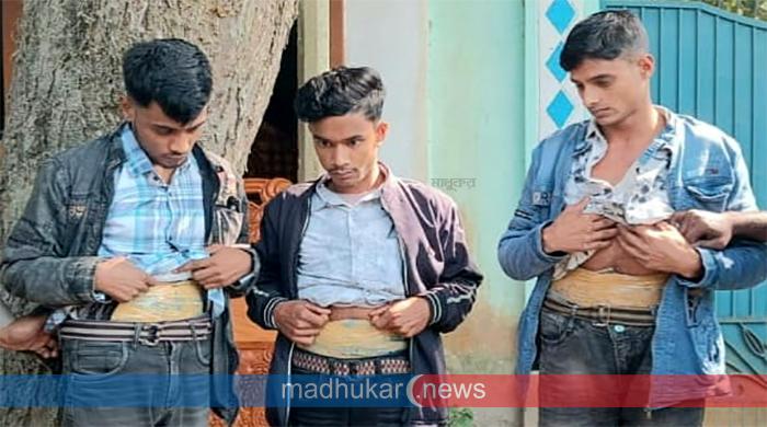 গাইবান্ধায় গাঁজাসহ লালমনিরহাটের তিন যুবক গ্রেপ্তার