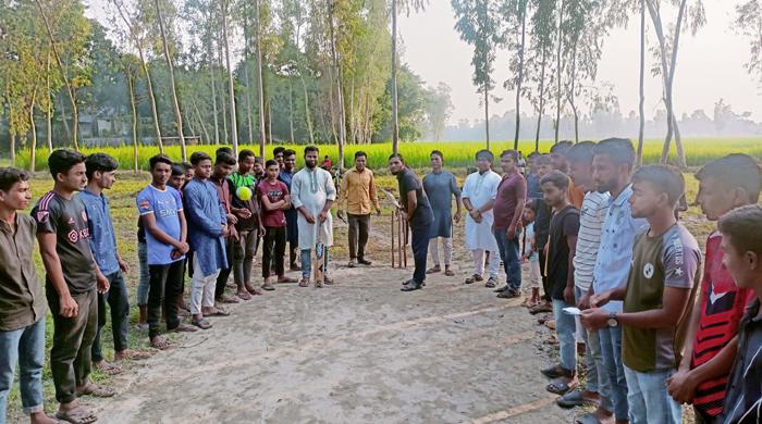 মাদকমুক্ত সমাজ গড়তে ফুলছড়িতে ক্রিকেট টুর্নামেন্ট