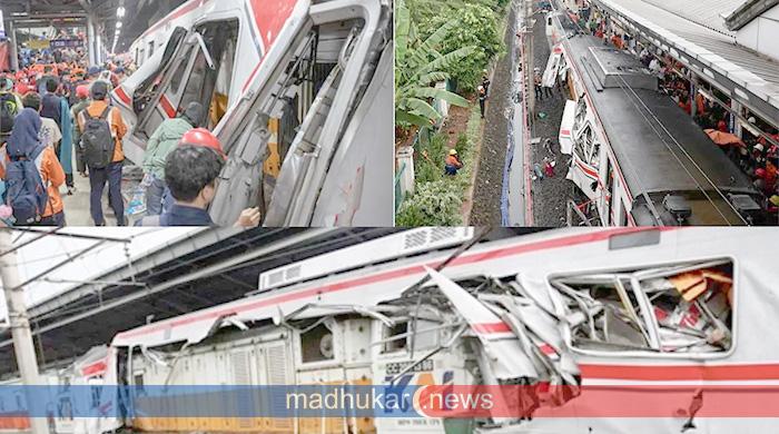 ইন্দোনেশিয়ায় দুই ট্রেনের সংঘর্ষে নিহত বেড়ে ১৪