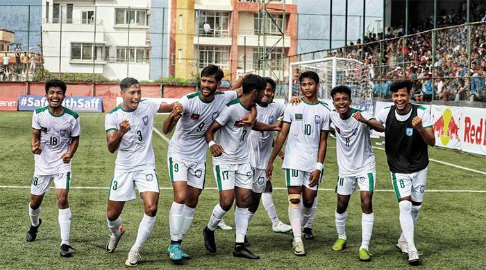 সাফ অনূর্ধ্ব-২০ চ্যাম্পিয়নশিপে প্রথমবার চ্যাম্পিয়ন বাংলাদেশ