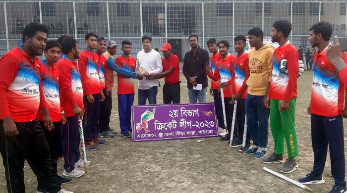 জেলা ক্রীড়া সংস্থা আয়োজিত গাইবান্ধা ২য় বিভাগ ক্রিকেট লীগ অনুষ্ঠিত