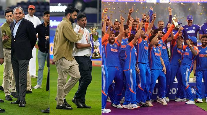 এসিসি চেয়ারম্যান ‘পাকিস্তানি’, তাই এশিয়া কাপের ট্রফি হাতে নিল না ভারত