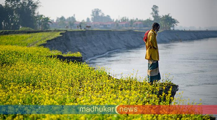 ব্রহ্মপুত্রের ভাঙনে নিঃস্ব আব্দুর রহমান
