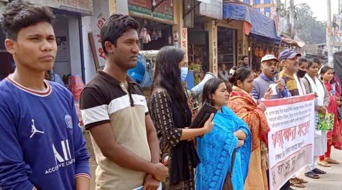  তদারকি সরকারের অধীনে নির্বাচনসহ ৫ দফা দাবিতে গাইবান্ধায় বাসদ মার্কসবাদীর পথসভা